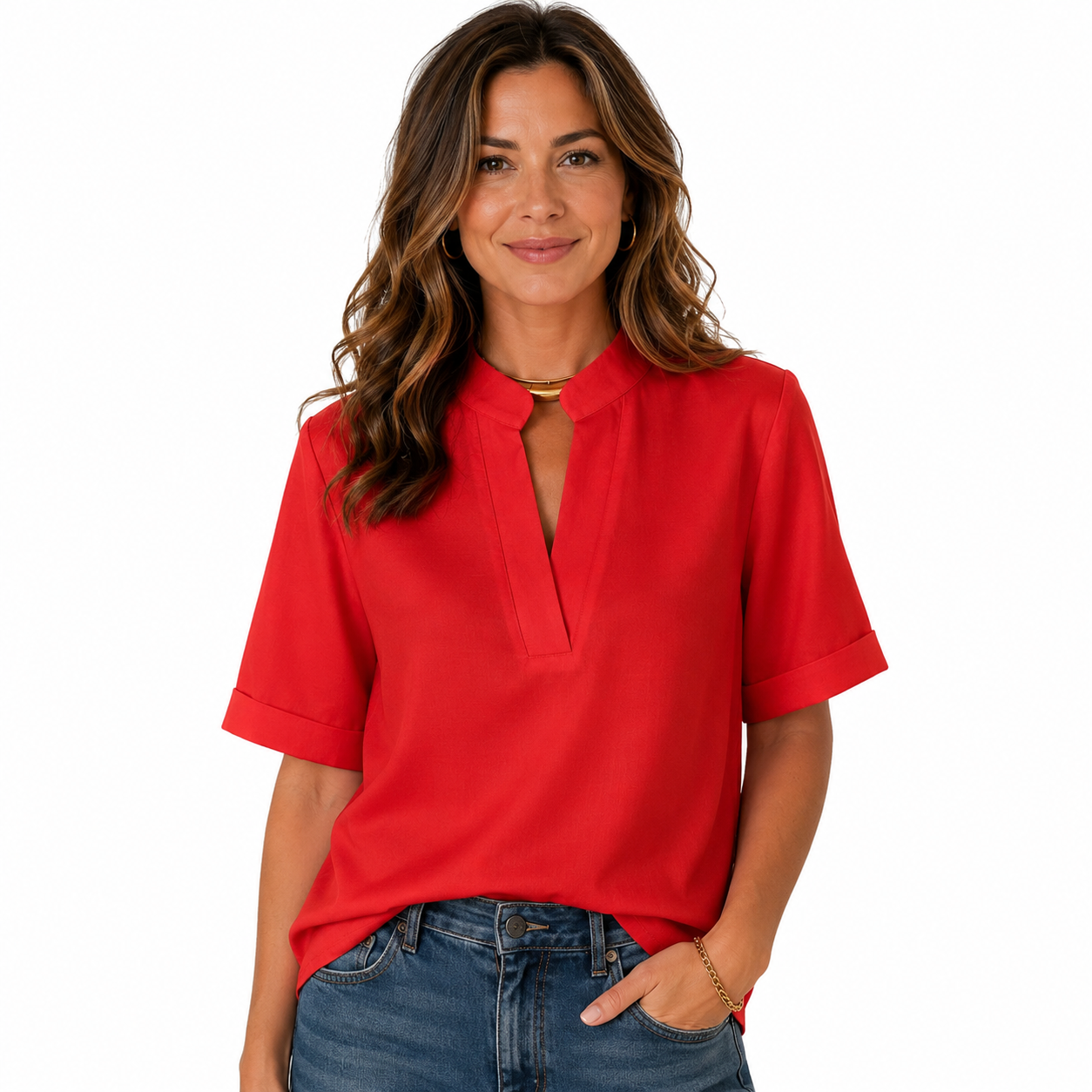 Clara | Classic Refined Collar Blouse