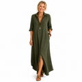 Aurelia | Elegant Button Maxi