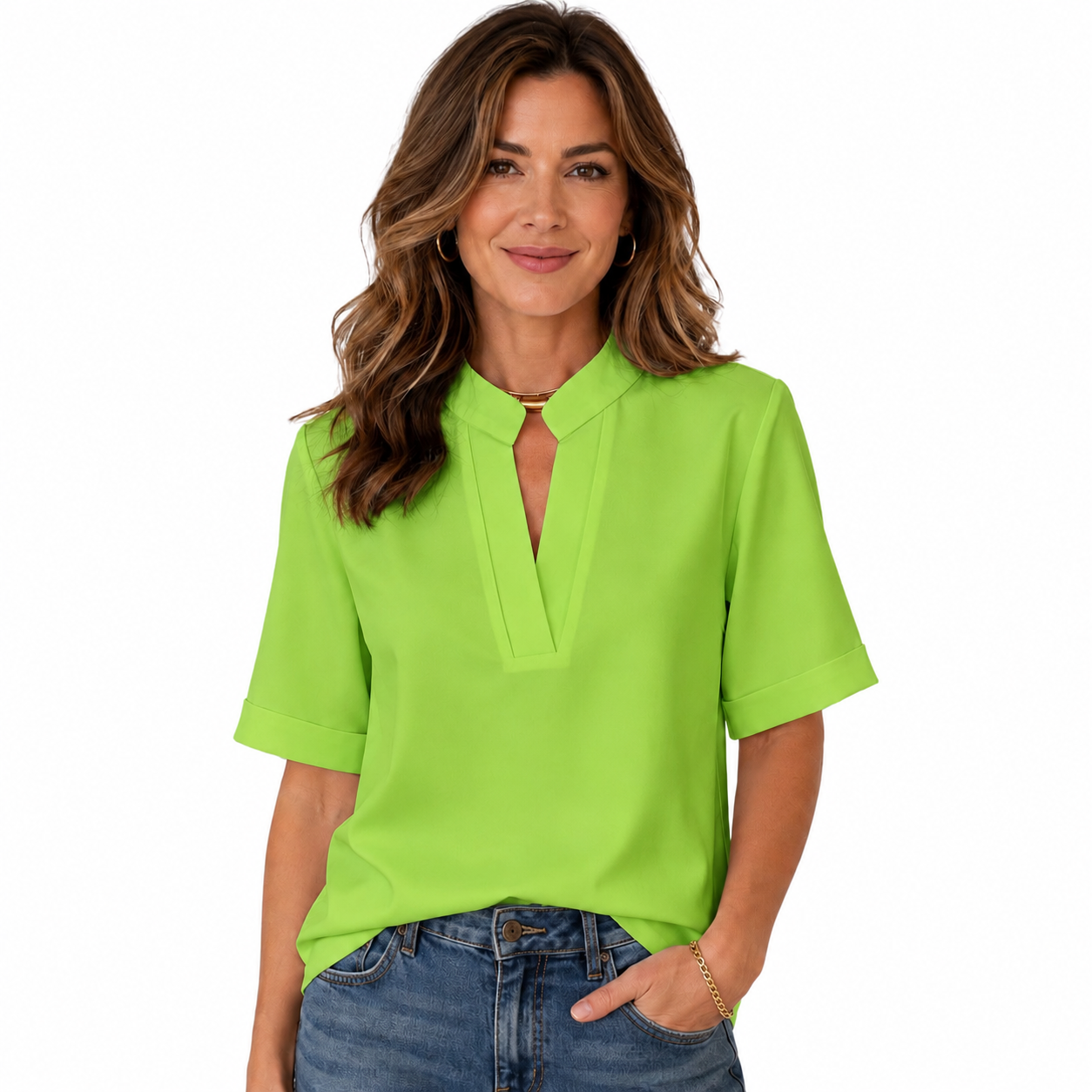 Clara | Classic Refined Collar Blouse
