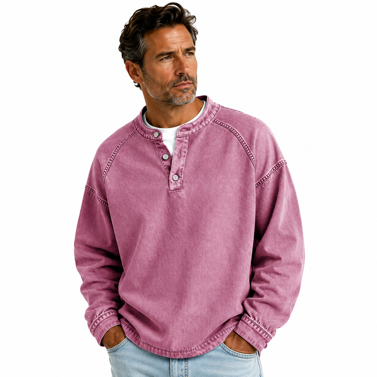 Edison | Vintage Collar Sweatshirt
